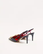 Valentino Vlogo Signature Calfskin Slingback Pump 80Mm / 3.15 In. - Image 4